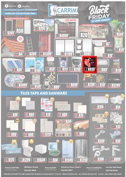 K Carrim Builders Mecca : Black Friday To Cyber Monday (27 November - 30 November 2020), page 1