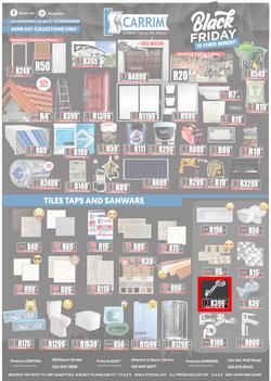 K Carrim Builders Mecca : Black Friday To Cyber Monday (27 November - 30 November 2020), page 1
