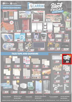K Carrim Builders Mecca : Black Friday To Cyber Monday (27 November - 30 November 2020), page 1