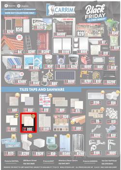 K Carrim Builders Mecca : Black Friday To Cyber Monday (27 November - 30 November 2020), page 1
