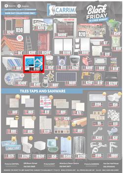 K Carrim Builders Mecca : Black Friday To Cyber Monday (27 November - 30 November 2020), page 1