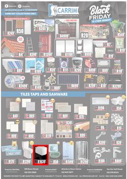 K Carrim Builders Mecca : Black Friday To Cyber Monday (27 November - 30 November 2020), page 1