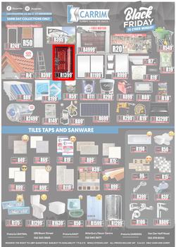 K Carrim Builders Mecca : Black Friday To Cyber Monday (27 November - 30 November 2020), page 1