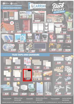 K Carrim Builders Mecca : Black Friday To Cyber Monday (27 November - 30 November 2020), page 1