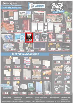 K Carrim Builders Mecca : Black Friday To Cyber Monday (27 November - 30 November 2020), page 1