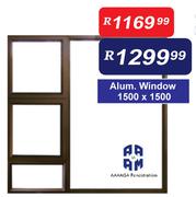 Aluminium Window 1500 x 1500