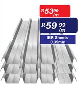 IBR Sheets 0.35mm-Per m