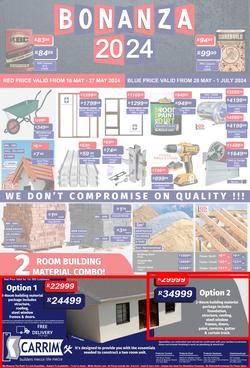 K Carrim Builders : Bonanza 2024 (16 May - 27 May 2024), page 1