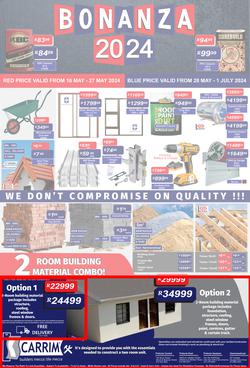 K Carrim Builders : Bonanza 2024 (16 May - 27 May 2024), page 1