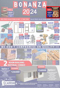 K Carrim Builders : Bonanza 2024 (16 May - 27 May 2024), page 1