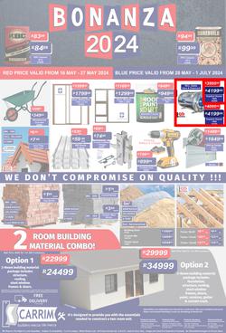 K Carrim Builders : Bonanza 2024 (16 May - 27 May 2024), page 1