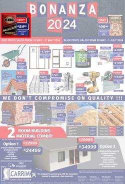K Carrim Builders : Bonanza 2024 (16 May - 27 May 2024), page 1