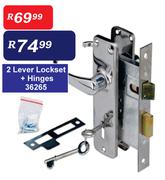 2 Lever Lockset + Hinges