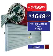 Roll Up Garage Door Brown
