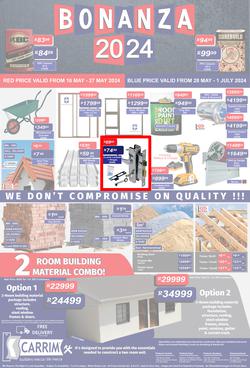 K Carrim Builders Mecca : Bonanza 2024 (28 May - 01 July 2024), page 1