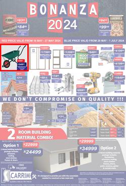 K Carrim Builders Mecca : Bonanza 2024 (28 May - 01 July 2024), page 1