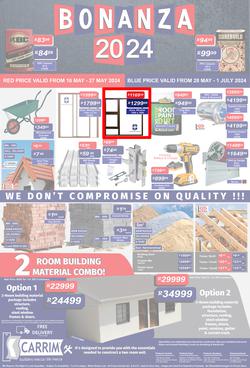 K Carrim Builders Mecca : Bonanza 2024 (28 May - 01 July 2024), page 1