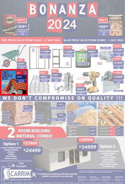 K Carrim Builders Mecca : Bonanza 2024 (28 May - 01 July 2024), page 1