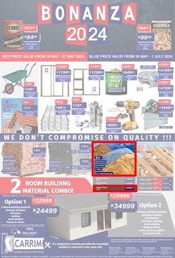 K Carrim Builders Mecca : Bonanza 2024 (28 May - 01 July 2024), page 1