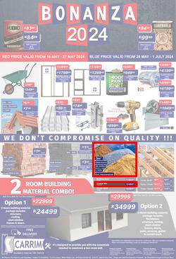 K Carrim Builders Mecca : Bonanza 2024 (28 May - 01 July 2024), page 1