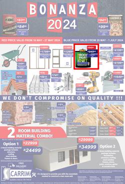 K Carrim Builders Mecca : Bonanza 2024 (28 May - 01 July 2024), page 1