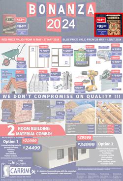 K Carrim Builders Mecca : Bonanza 2024 (28 May - 01 July 2024), page 1