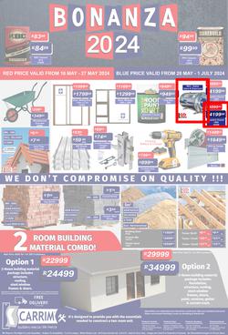 K Carrim Builders Mecca : Bonanza 2024 (28 May - 01 July 2024), page 1