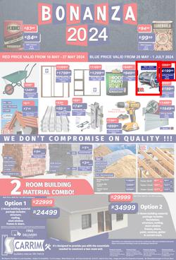 K Carrim Builders Mecca : Bonanza 2024 (28 May - 01 July 2024), page 1