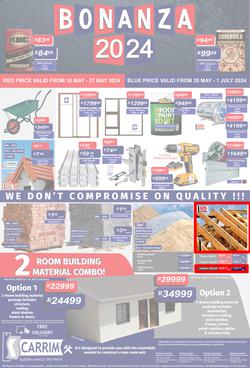 K Carrim Builders Mecca : Bonanza 2024 (28 May - 01 July 2024), page 1