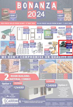 K Carrim Builders Mecca : Bonanza 2024 (28 May - 01 July 2024), page 1