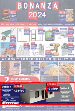 K Carrim Builders Mecca : Bonanza 2024 (28 May - 01 July 2024), page 1