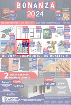 K Carrim Builders Mecca : Bonanza 2024 (28 May - 01 July 2024), page 1