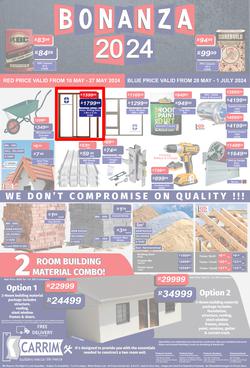 K Carrim Builders Mecca : Bonanza 2024 (28 May - 01 July 2024), page 1