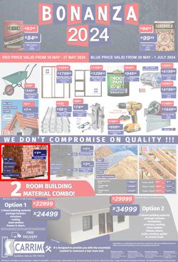 K Carrim Builders Mecca : Bonanza 2024 (28 May - 01 July 2024), page 1