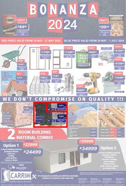 K Carrim Builders Mecca : Bonanza 2024 (28 May - 01 July 2024), page 1