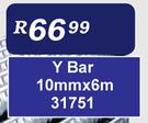 Y-Bar 10mm x 6m