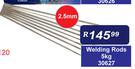 Welding Rods 2.5mm-5Kg