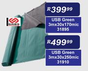 USB Green 3m x 30 x 250 Mic