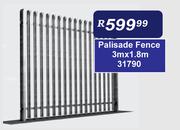 Palisade Fence 3m x 1.8m