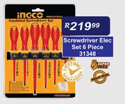 Ingco Screwdriver Elec Set 6 Piece