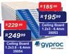 Gyproc Ceiling Board 1.2 x 3-6.4mm