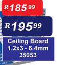 Gyproc Ceiling Board 1.2 x 3-6.4mm