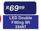 LED Double Fiiting 5 Ft 1 Way