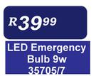 LED Emergency Bulb 9W