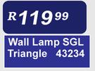 Wall Lamp SGL Triangle