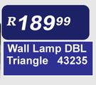 Wall Lamp DBL Triangle