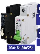 Circuit Breaker 13mm 10A/16A/20A/25A