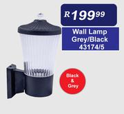 Wall Lamp Grey/Black
