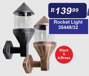 Rocket Light Black & A/Brass