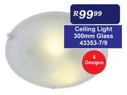 Ceiling Light 300mm Glass